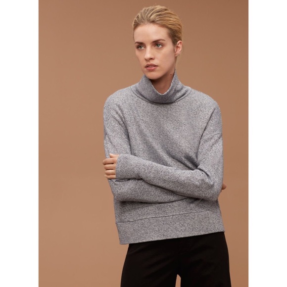 Aritzia Sweaters - ARITZIA COMMUNITY HEATHER GRAY ALLORA TURTLENECK